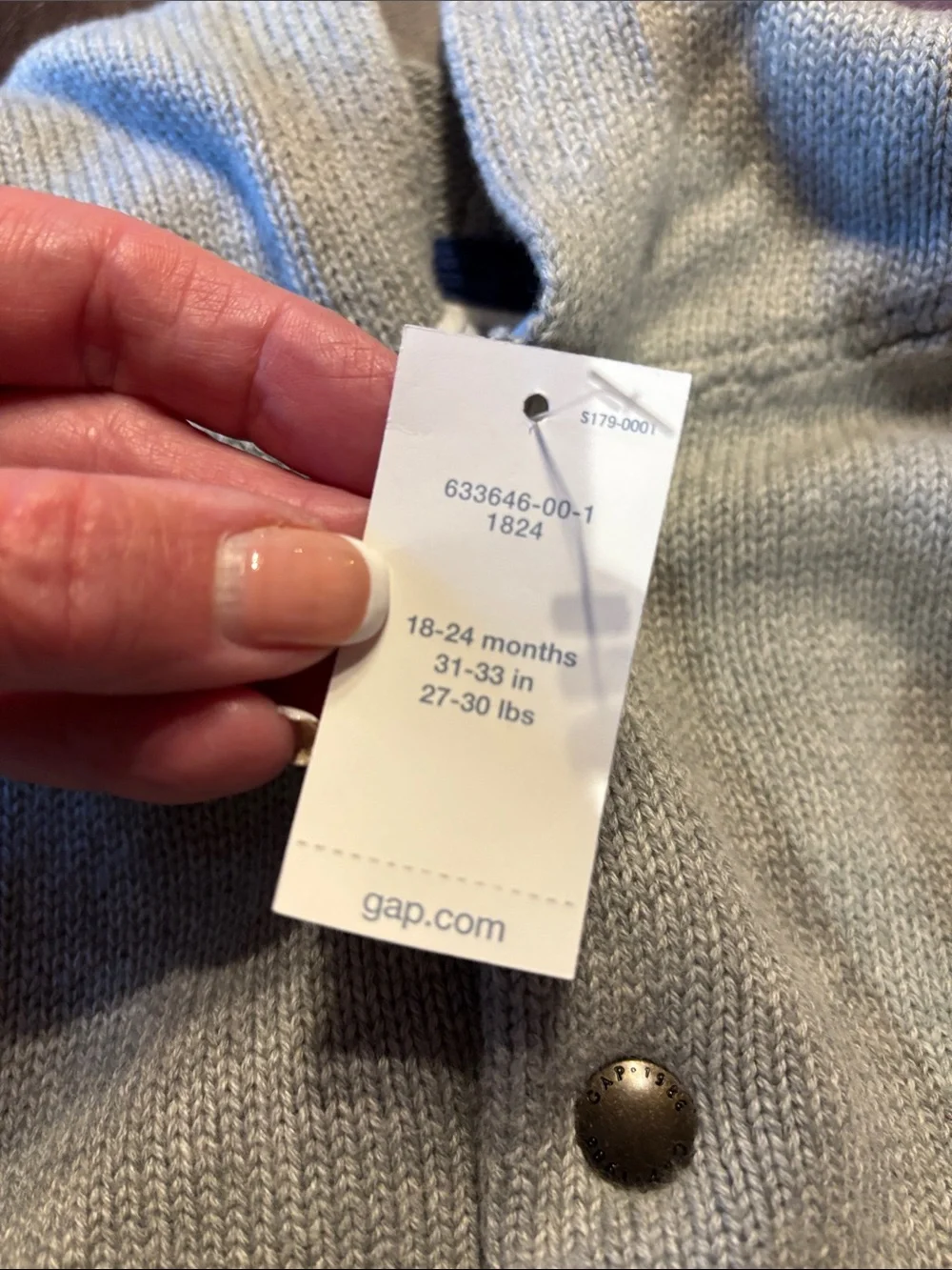 GAP cozy hooded
